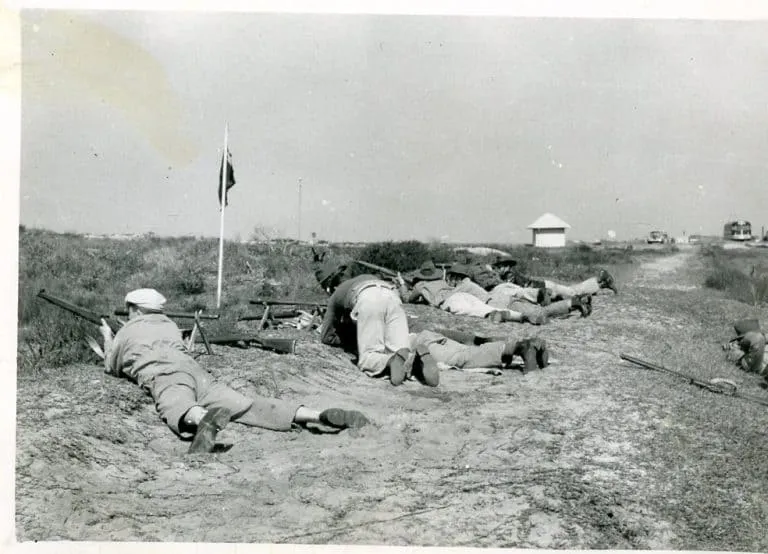 The King's School P6Secombe Rifle Range 1955