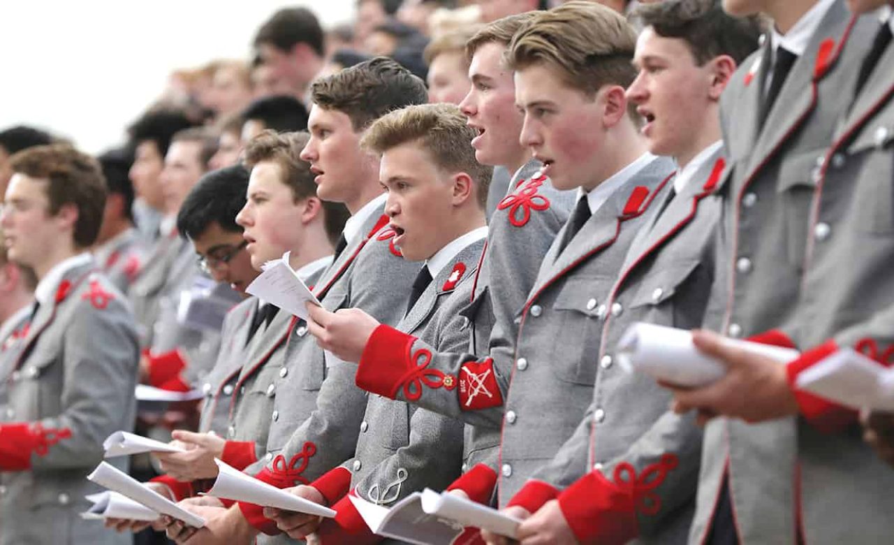 The King's School Senior Students Singing Together